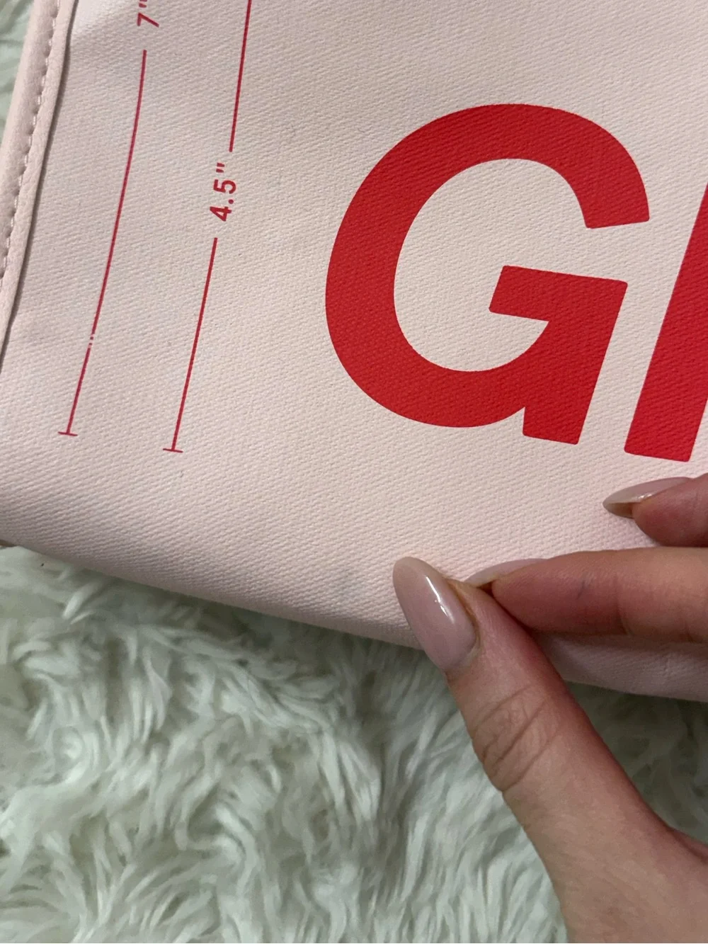 Glossier Pink Cosmetic Pouch